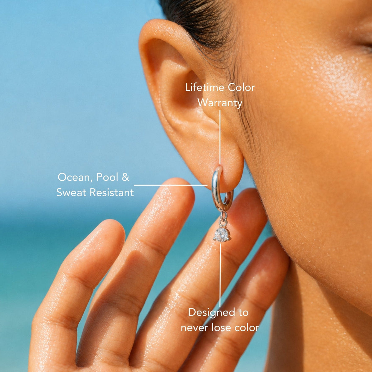 Sparkle Drop Earrings 4
