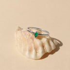 Dainty Emerald Ring 8
