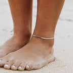 "Kauai" Herringbone Anklet 4
