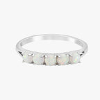 Opal Band Ring 7