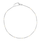Dainty Gold Pearl Choker 10