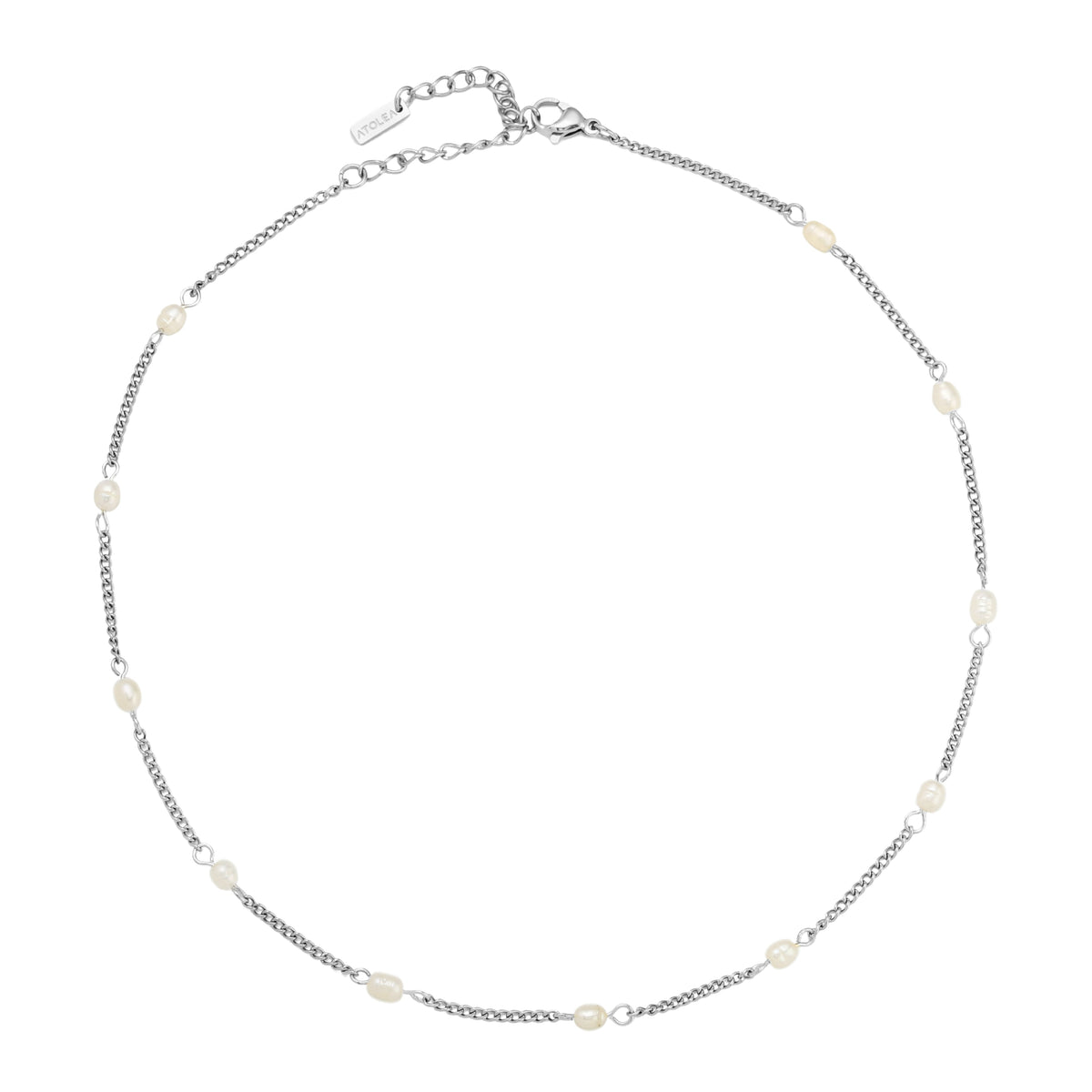 Dainty Gold Pearl Choker 10