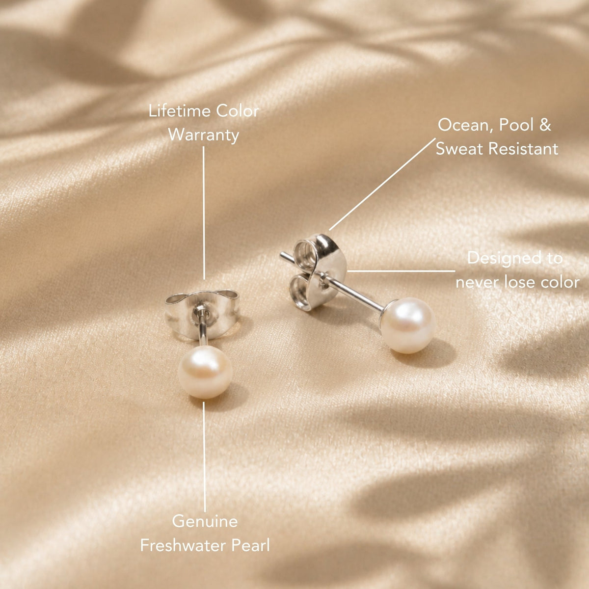 Pearl Stud Earrings 4