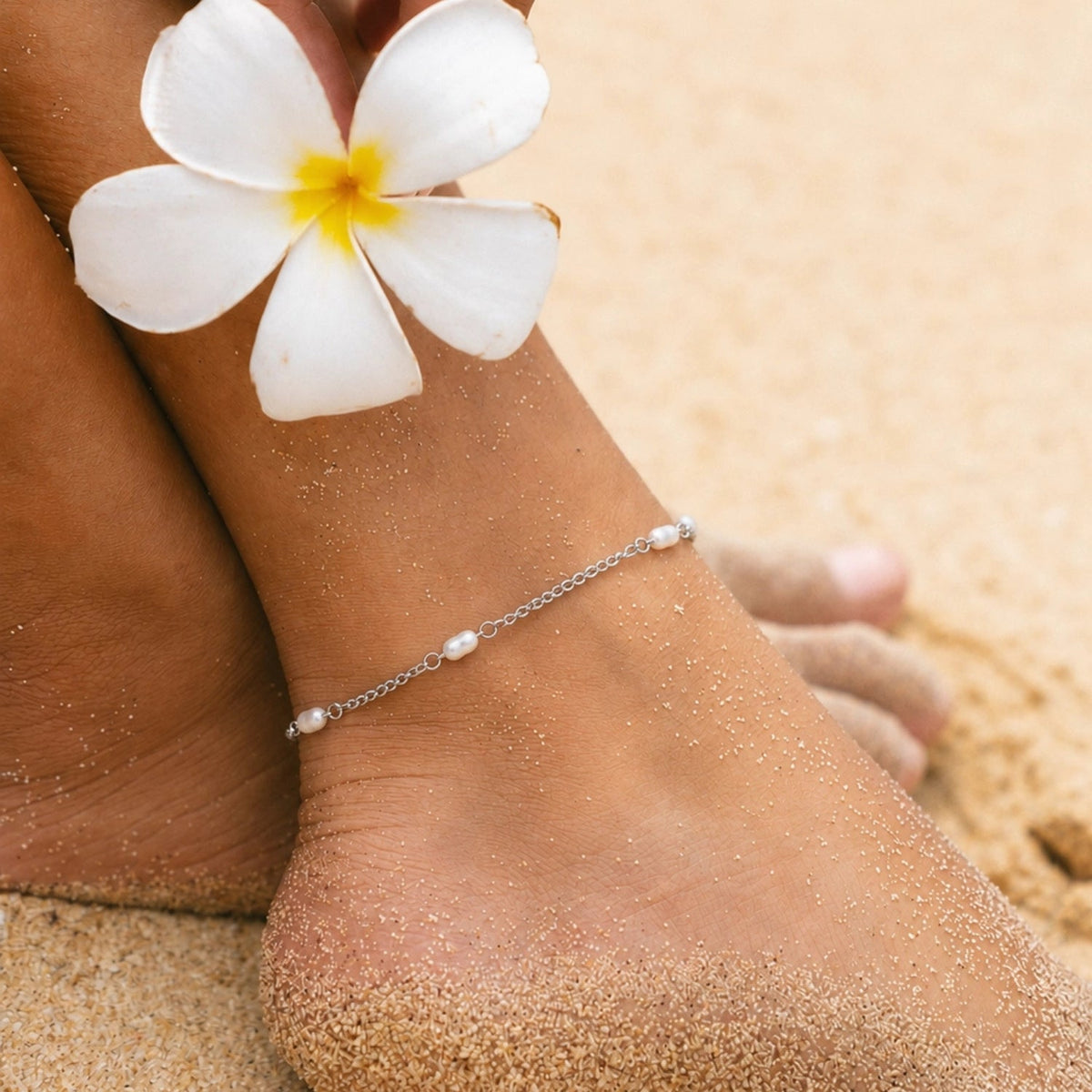 Freshwater Pearls Anklet 9