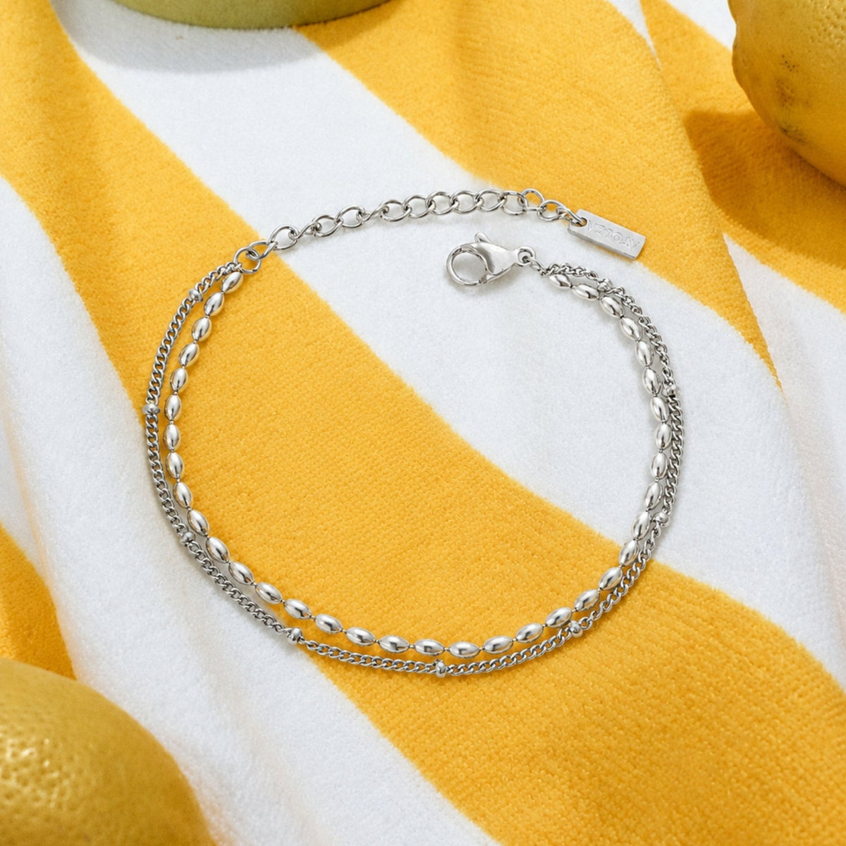 Layered Pebble Bracelet 10
