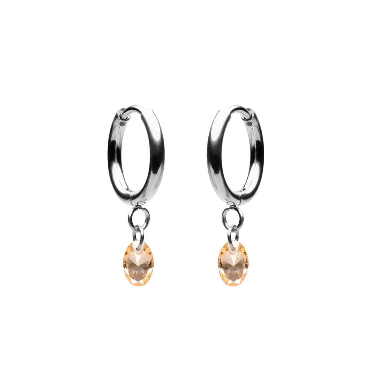 Rosé Drop Earrings 7