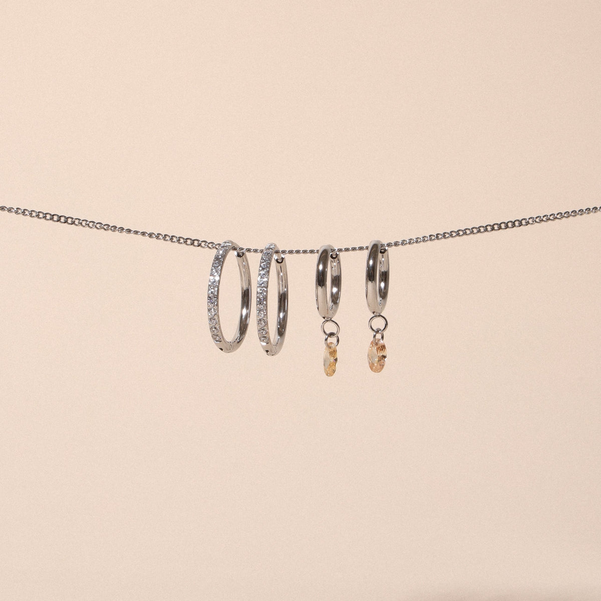 Rosé Drop Earrings 9