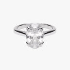 Oval Solitaire Ring 10