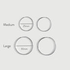 Thin Hoop Earrings 10