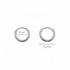 Tiny Huggie Hoops 13