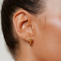 Snake Hoops Earrings 1