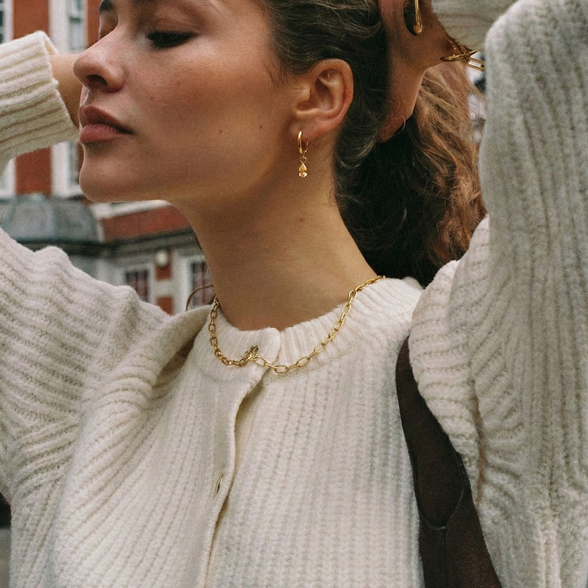 Rosé Drop Earrings 5