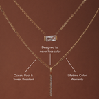 Sparkling Bar Necklace 3