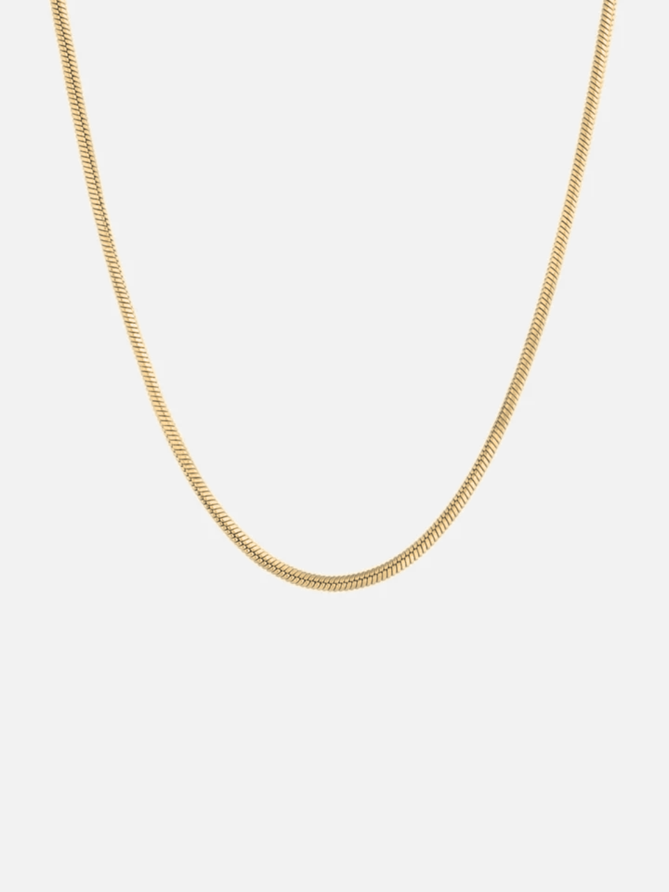 Square Necklace I 18K Gold 1