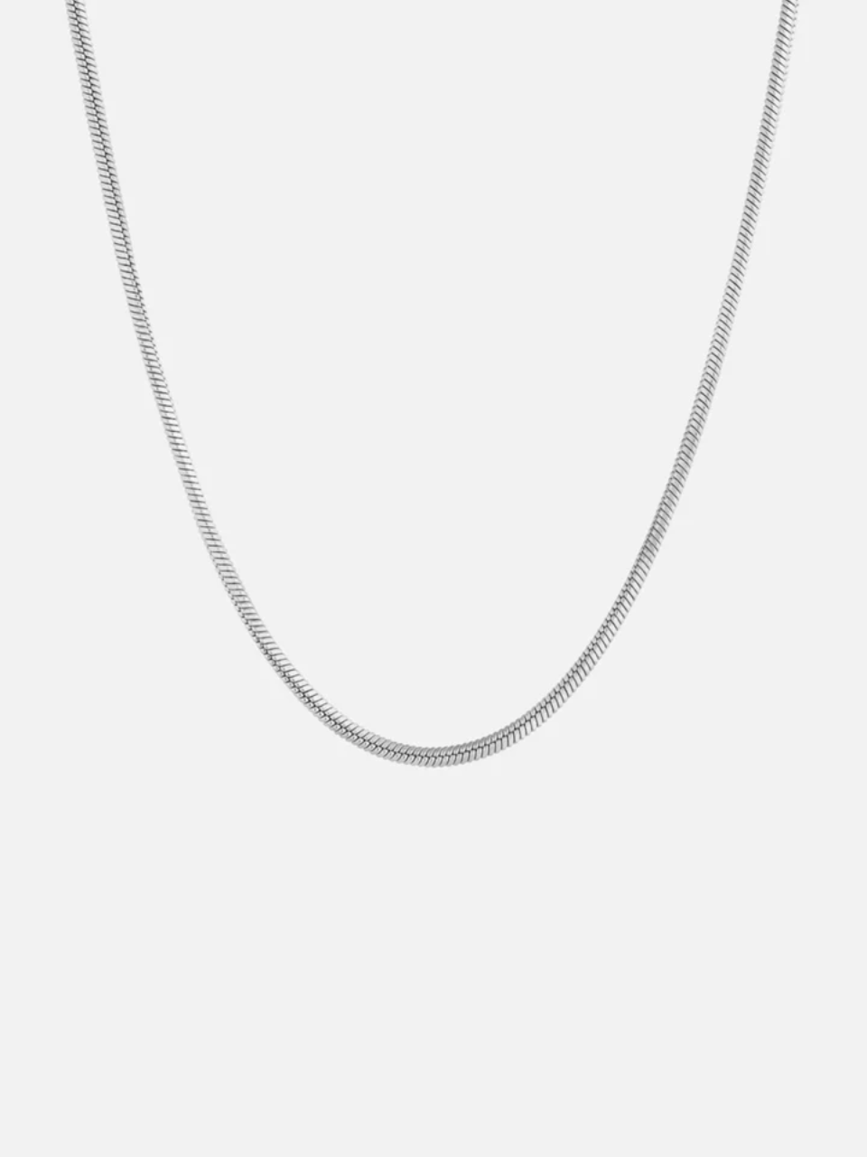 Square Necklace I Platinum 1