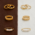 "Gemini" Stackable Rings 6