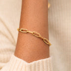 Bold Paperclip Bracelet 1