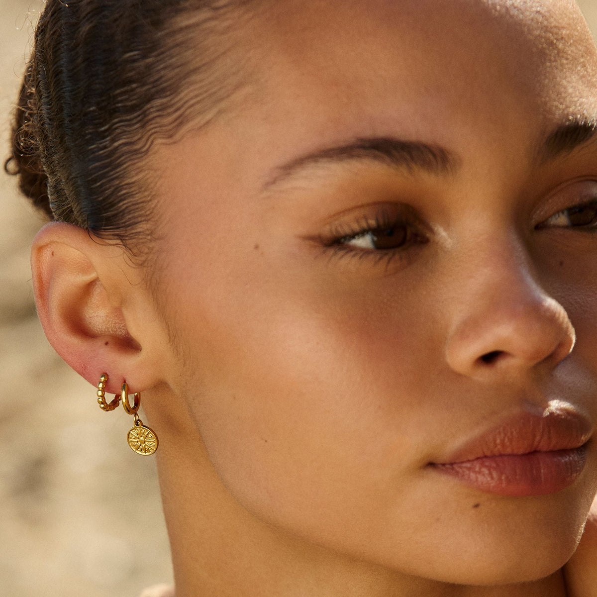 Beaded Hoops Earrings 6