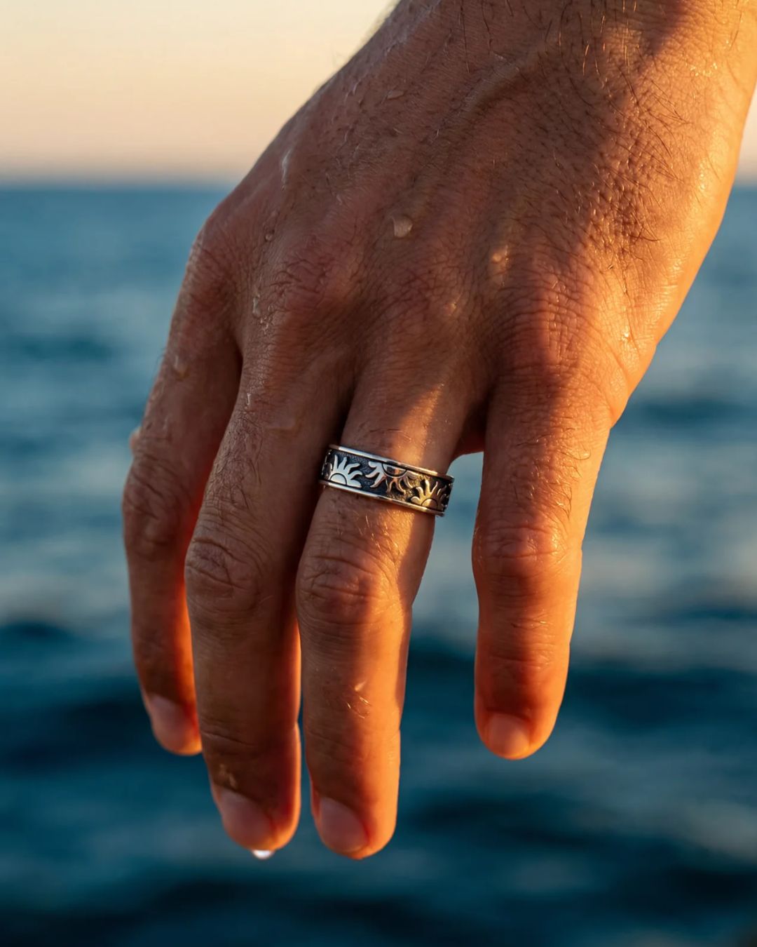 Sun Band Ring I Silver 7