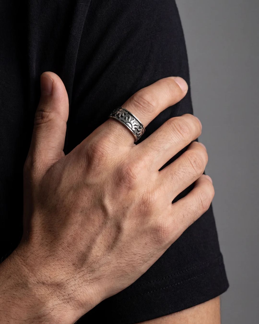 Sun Band Ring I Silver 2