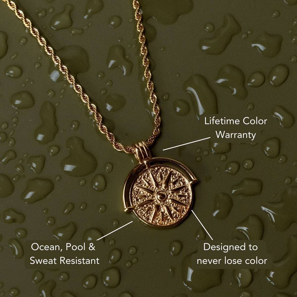 Golden Sun Necklace 2