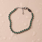 Green Tennis Bracelet 8