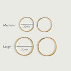 Thin Hoop Earrings 6