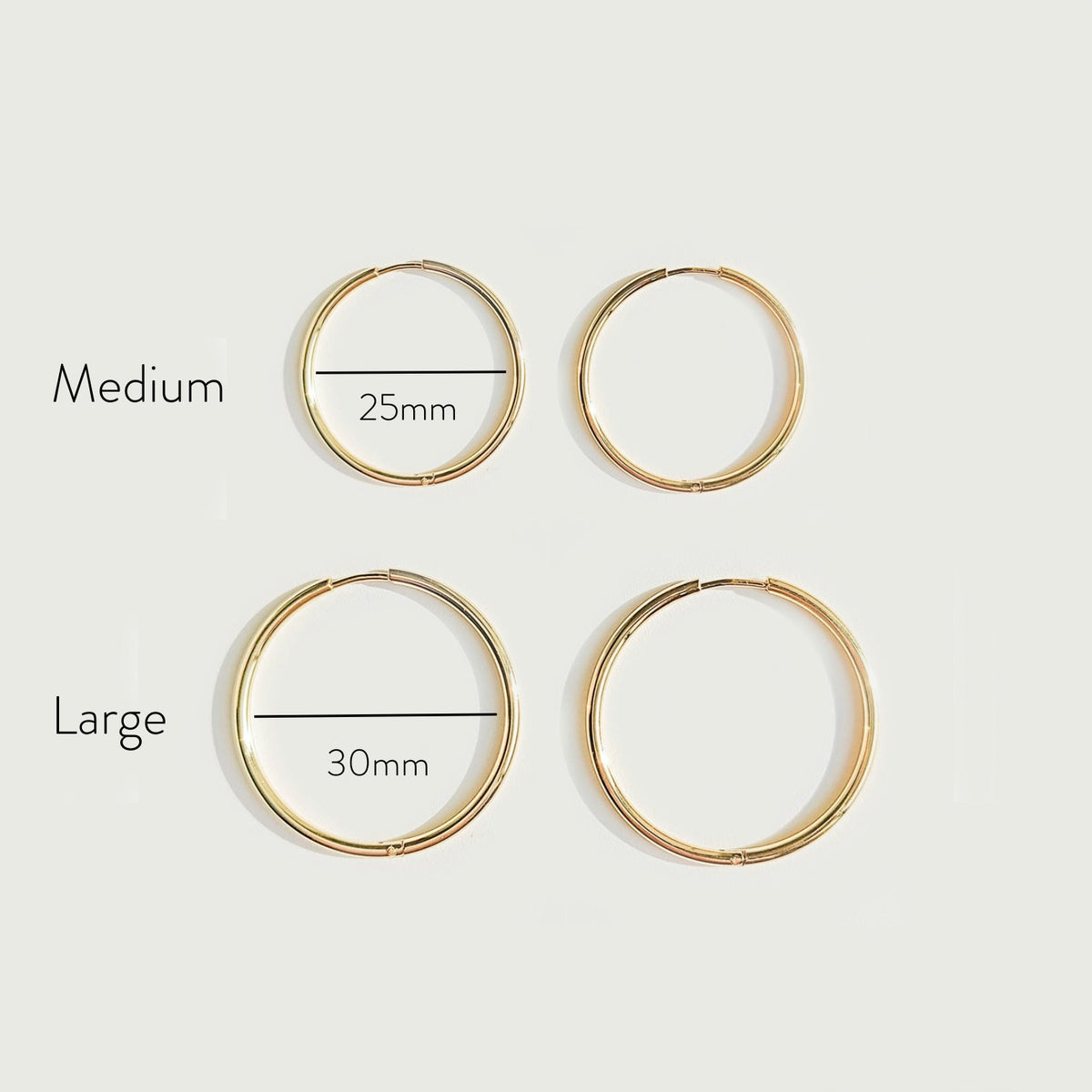 Thin Hoop Earrings 6