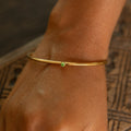 Thin Emerald Cuff 1
