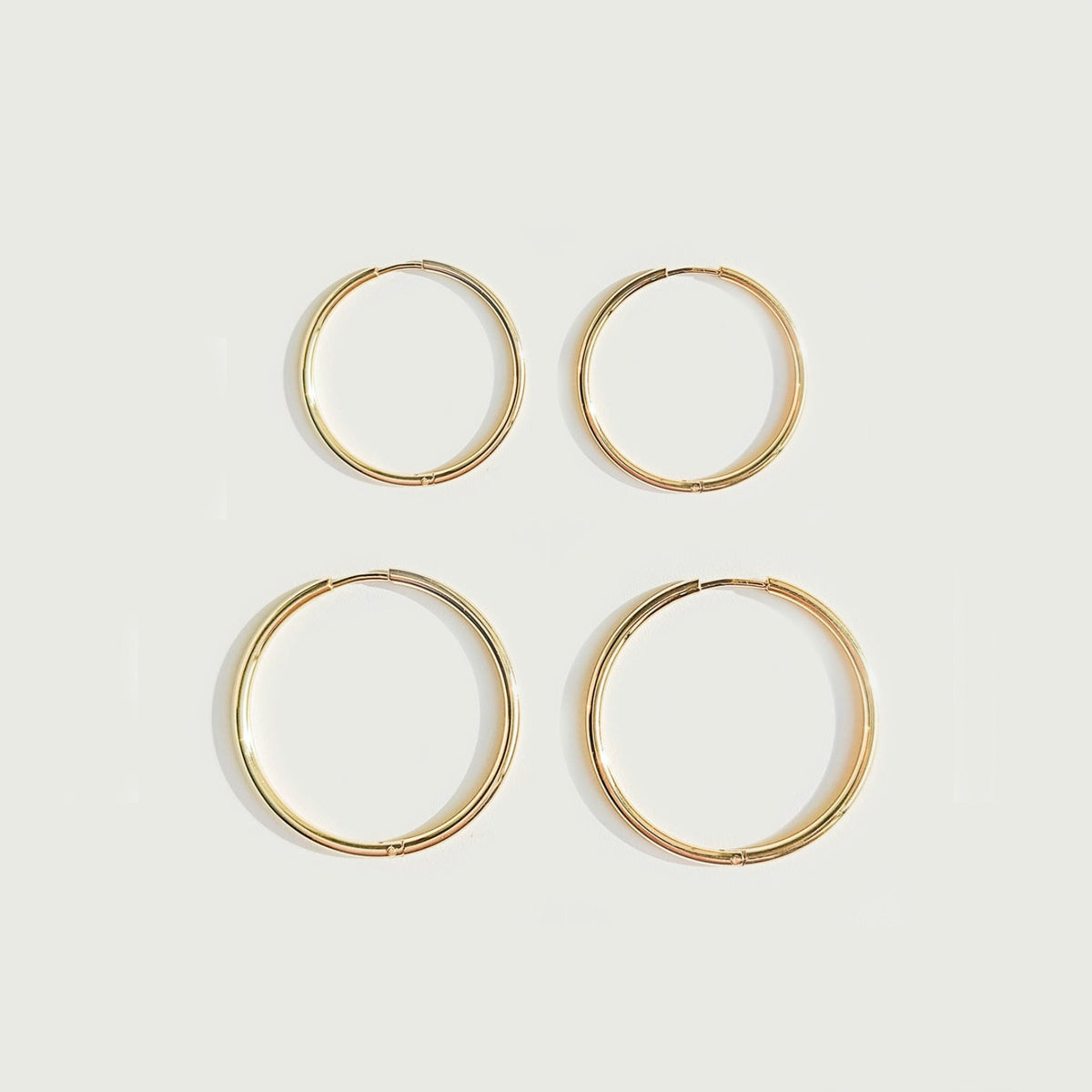 Thin Hoop Earrings 11