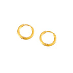 Tiny Huggie Hoops 15