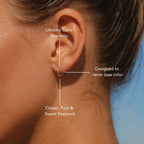 Tiny Huggie Hoops 6