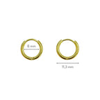 Tiny Huggie Hoops 12