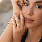 Oval Solitaire Ring 6