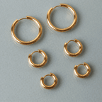 Thick Hoop Earrings 4