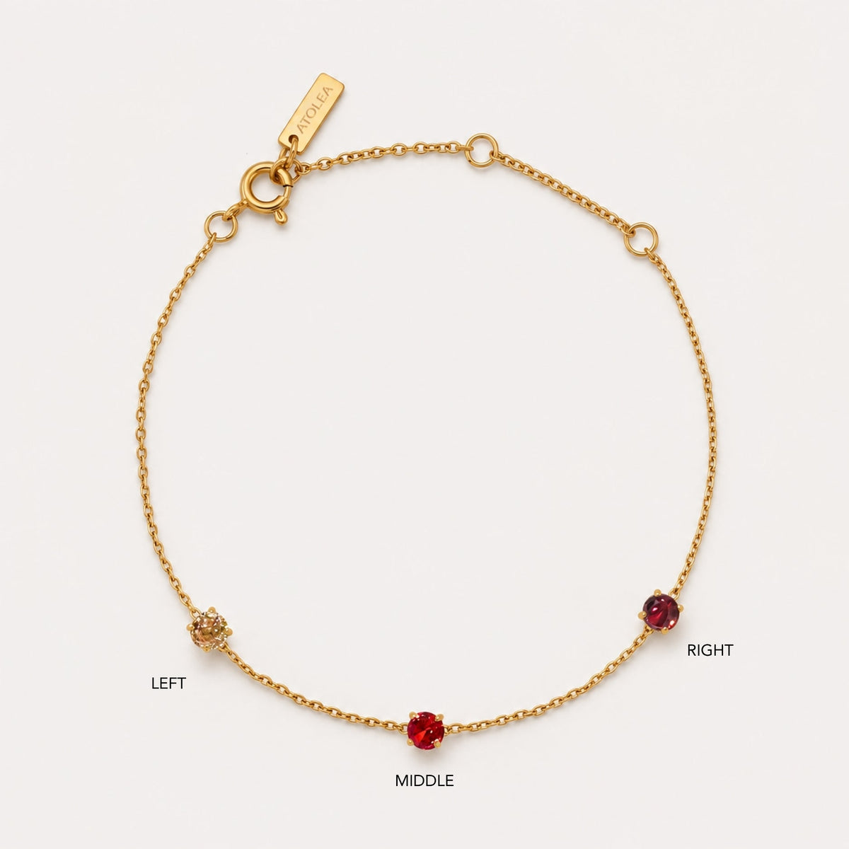 Custom Birthstone Bracelet 8