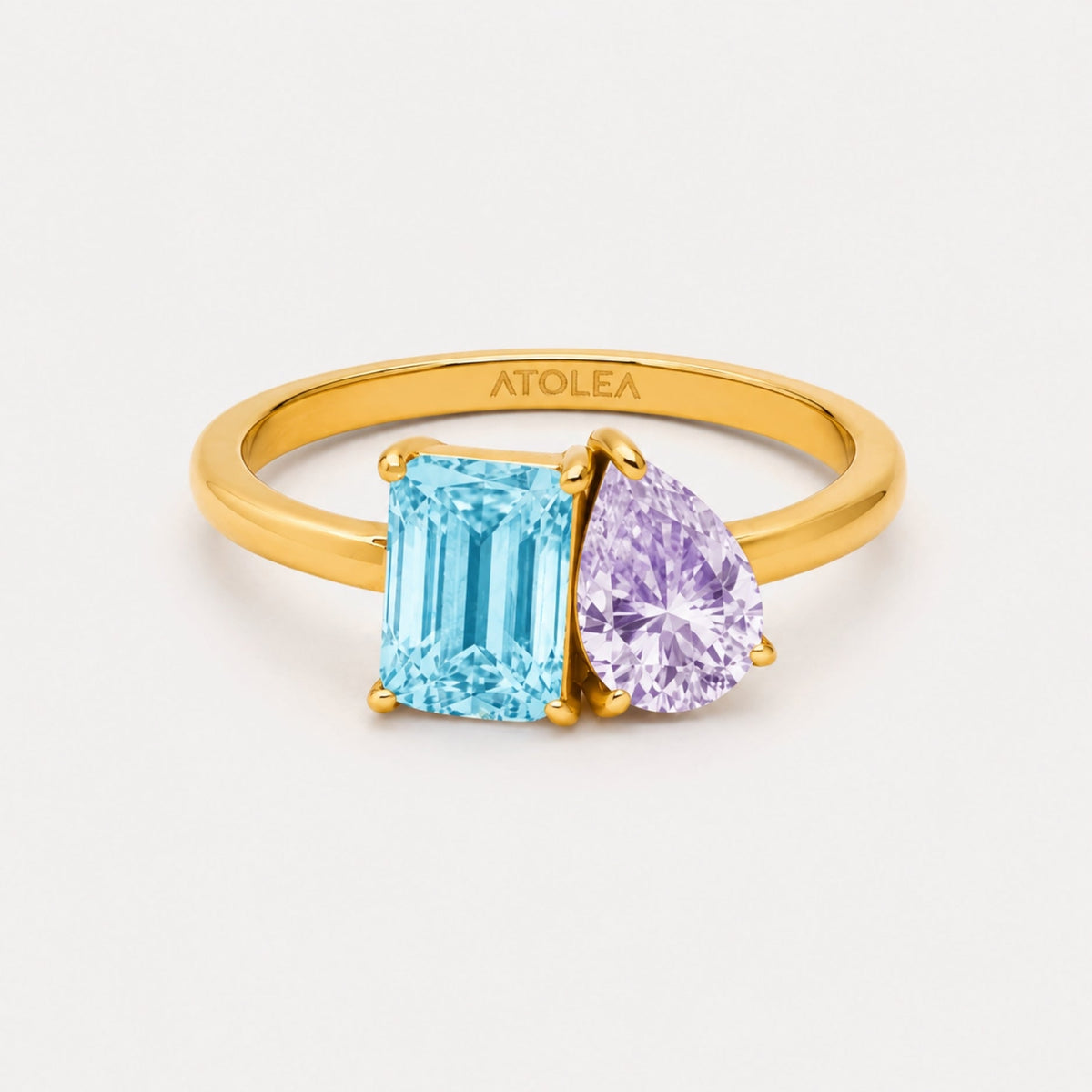 Toi et Moi Birthstone Ring 12