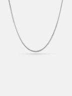 Vento Flat Necklace | Silver 1