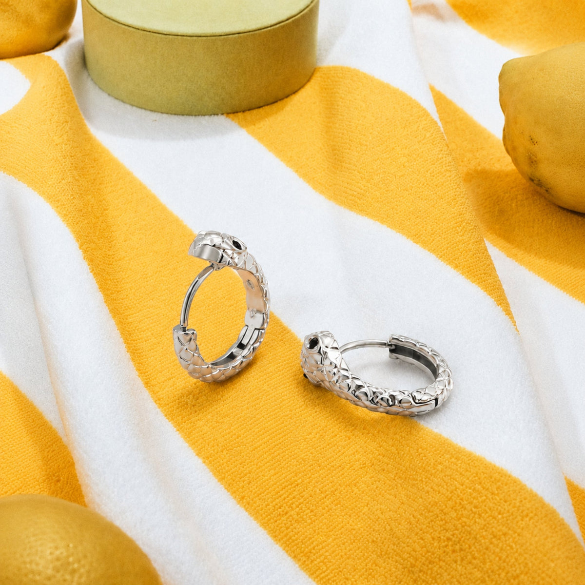 Snake Hoops Earrings 5