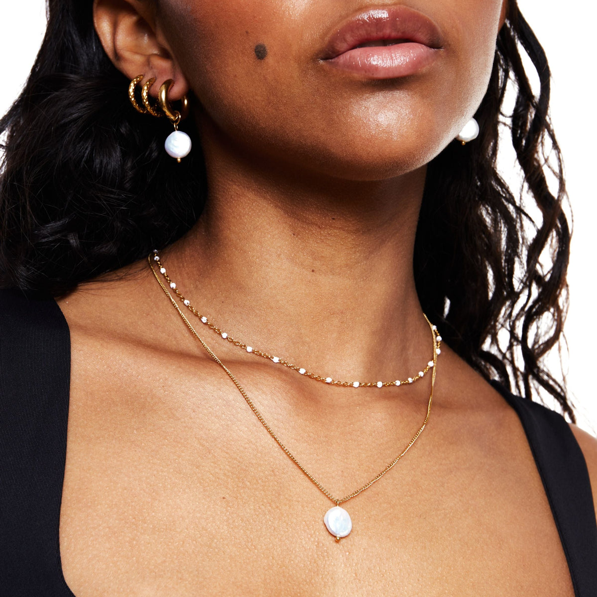 White Beaded Choker 9