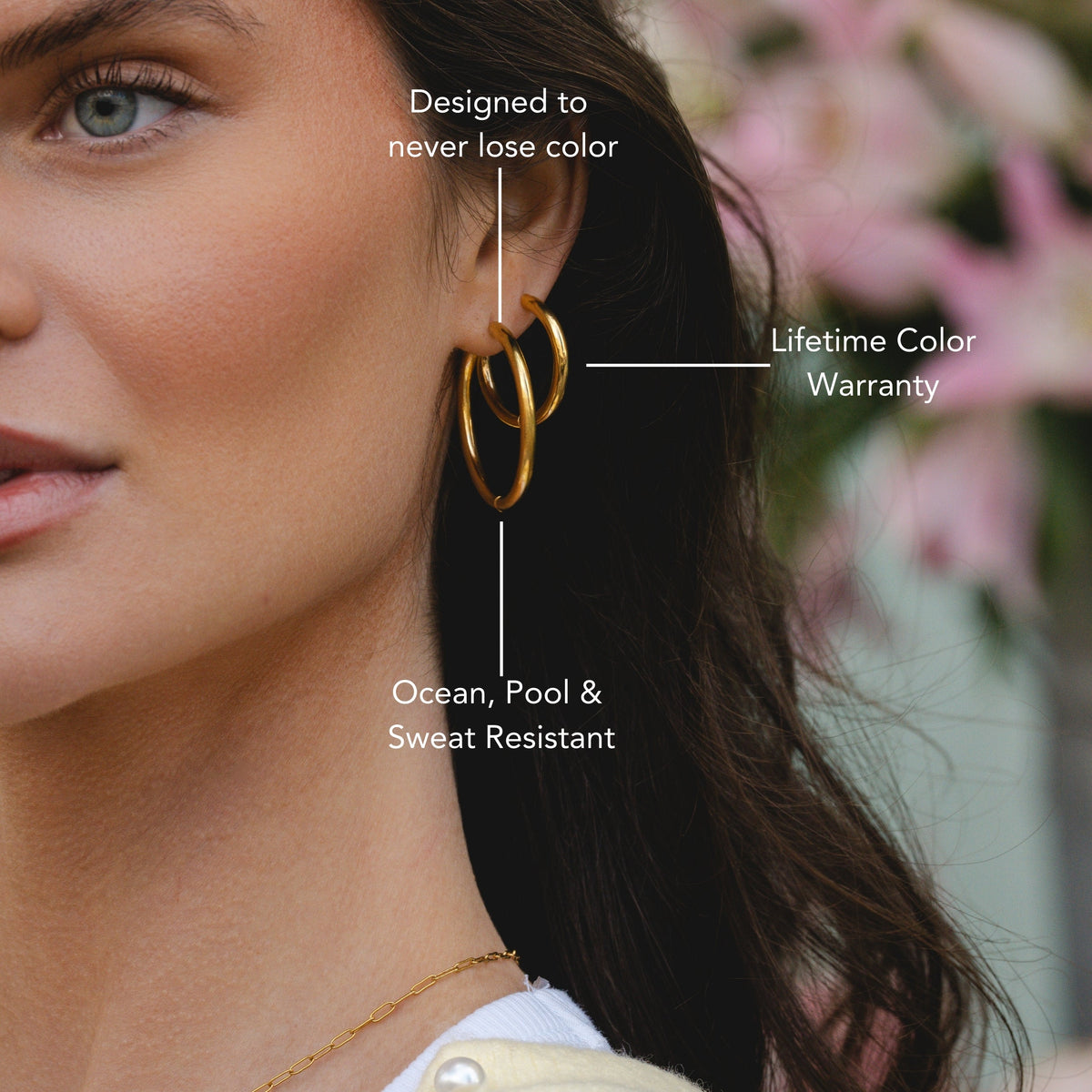 Thick Hoop Earrings 10