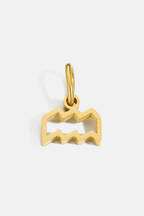 Zodiac Sign Pendant 18K Gold 6