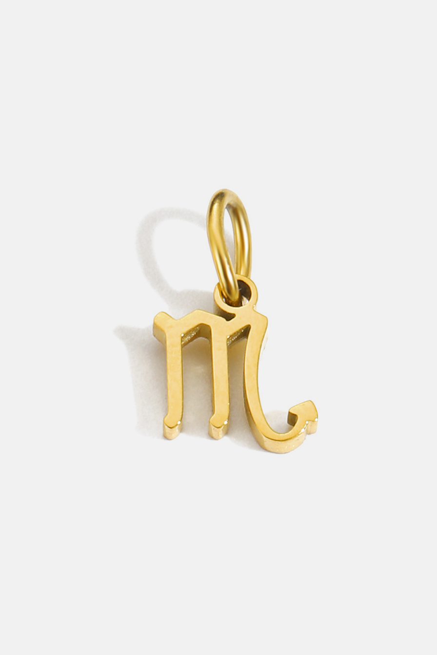 Zodiac Sign Pendant 18K Gold 8