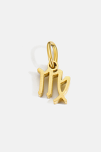 Zodiac Sign Pendant 18K Gold 10