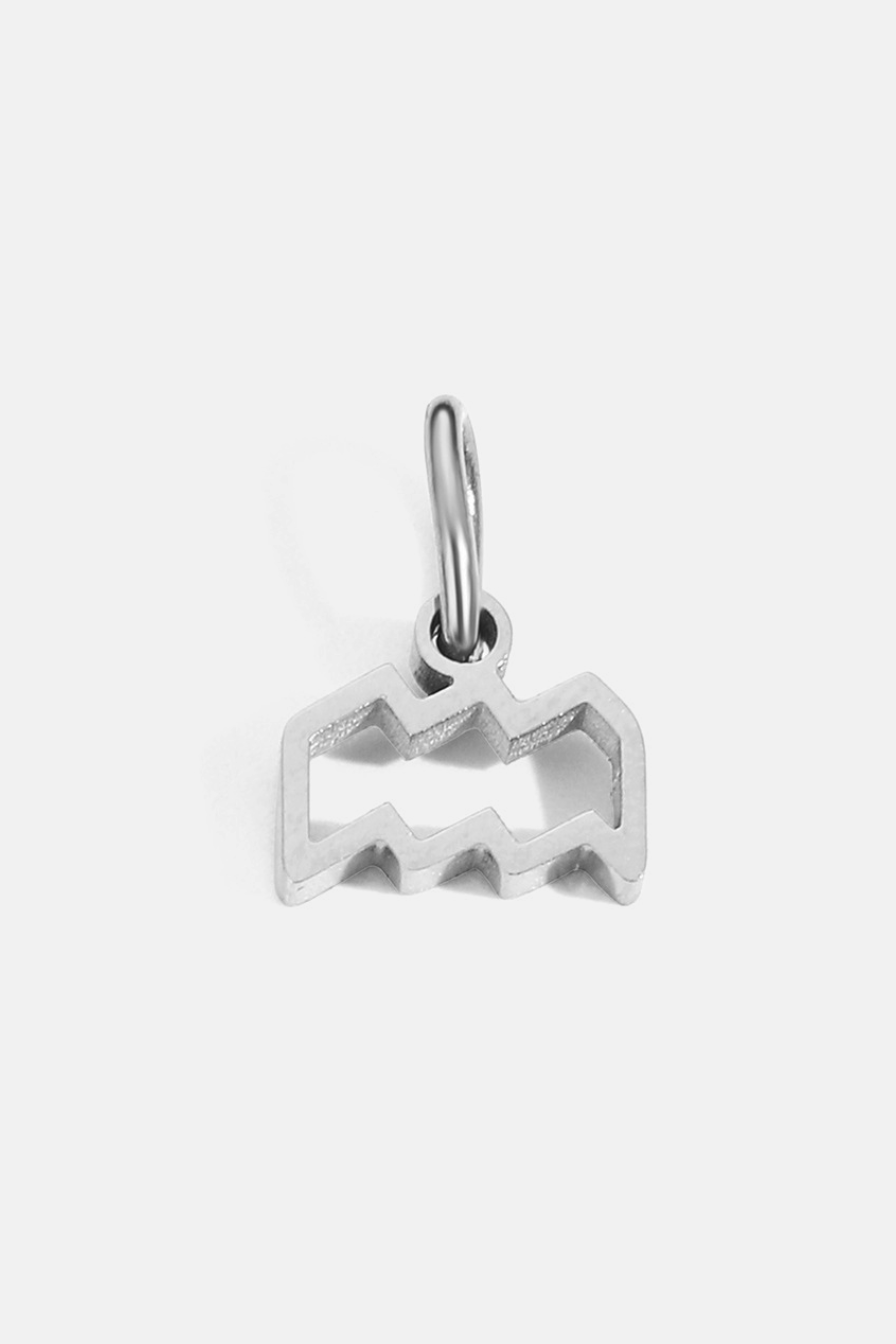 Zodiac Sign Pendant Silver 13